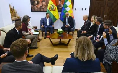 Arce se reúne con la OEA y UE; se compromete a una transición democrática de gobierno