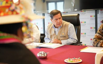 Jefe de la misión de la OEA espera una elección que dé tranquilidad a los bolivianos