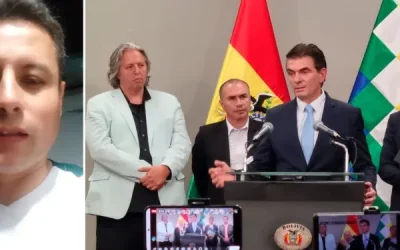 Lara observa gente de Samuel y Claure junto a Paz y le advierte con quitarle su apoyo