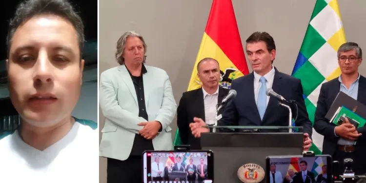 Lara observa gente de Samuel y Claure junto a Paz y le advierte con quitarle su apoyo
