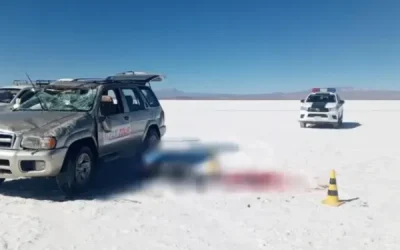 ¡Trágica muerte! Un hombre pierde la vida tras volcar su vagoneta en el Salar de Uyuni