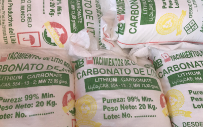 Crece en más de 1.145% las exportaciones de carbonato de litio a agosto y supera las ventas de 2024 y 2023