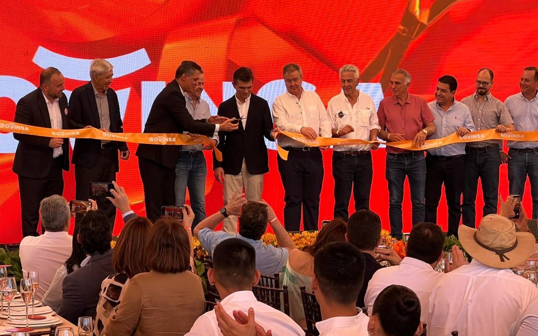 Paz participa en la inauguración de un frigorífico privado y anticipa vigencia de incentivos impositivos para productores