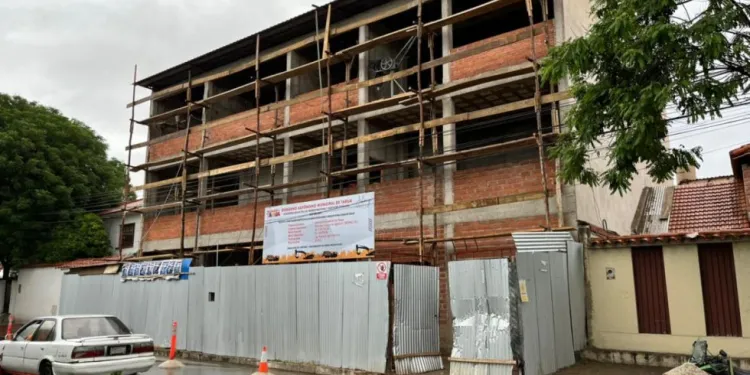 Tarija: Centro de salud en el barrio Fátima tiene 70% de avance