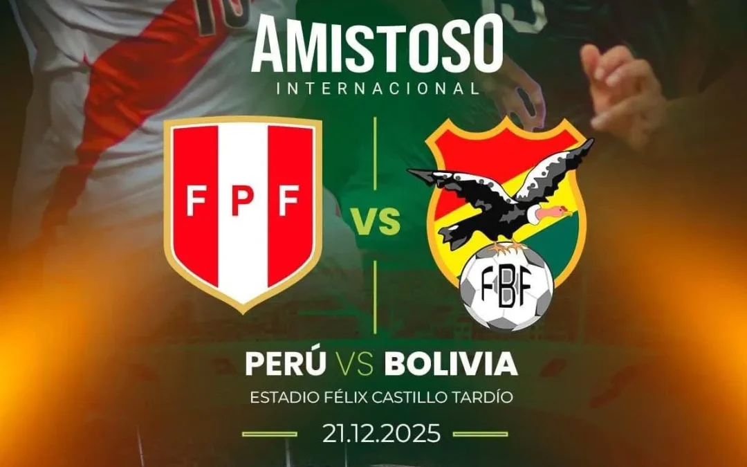 Perú recibe a Bolivia este domingo