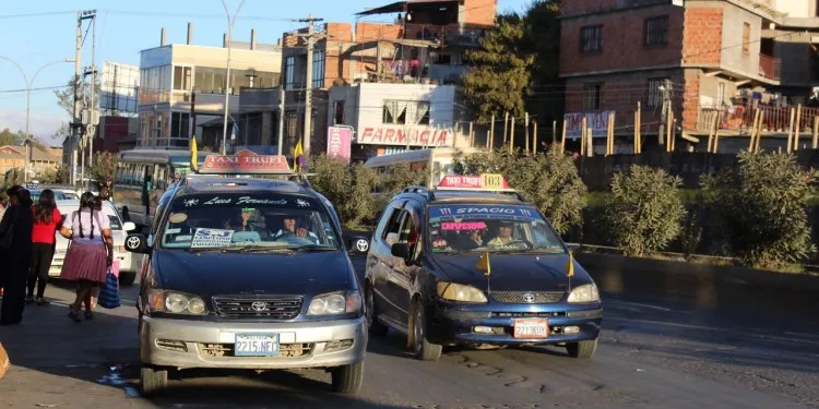 Tarija: Taxi trufis anuncian incremento del pasaje a Bs 4 desde este sábado