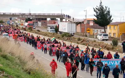 COB inicia marcha desde Calamarca y abre nueva ola de conflictos contra el D.S. 5503