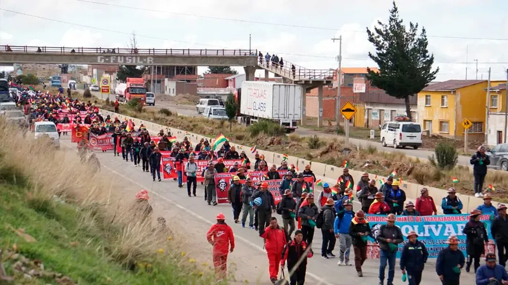 COB inicia marcha desde Calamarca y abre nueva ola de conflictos contra el D.S. 5503
