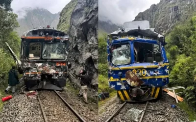 Al menos 15 heridos por choque de trenes en ruta a Machu Picchu