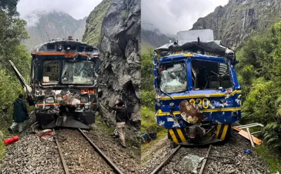 Al menos 15 heridos por choque de trenes en ruta a Machu Picchu
