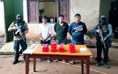 Secuestran droga dentro de una vivienda en Guayaramerín y aprehenden a tres personas