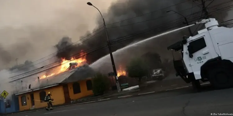 Detienen a tercer sospechoso por megaincendios en Chile