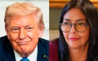 Trump mantiene una «larga» llamada con Delcy Rodríguez: «Es una persona estupenda»
