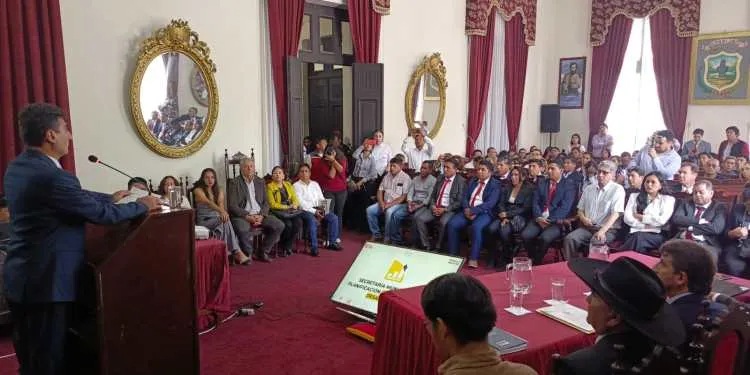 Johnny Torres Terzo realiza su Informe de Rendición Pública de Cuentas Gestión 2025