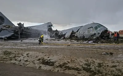 Se accidenta una aeronave en El Alto