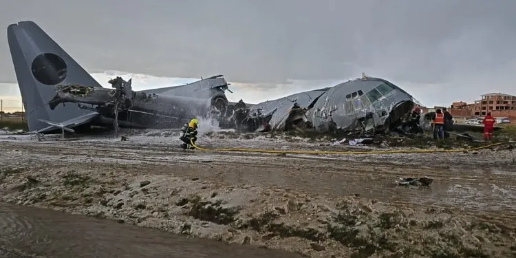 Se accidenta una aeronave en El Alto
