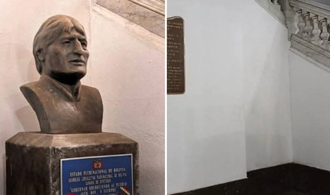 “Nunca más culto a ningún caudillo”: retiran busto de Evo Morales de la Asamblea