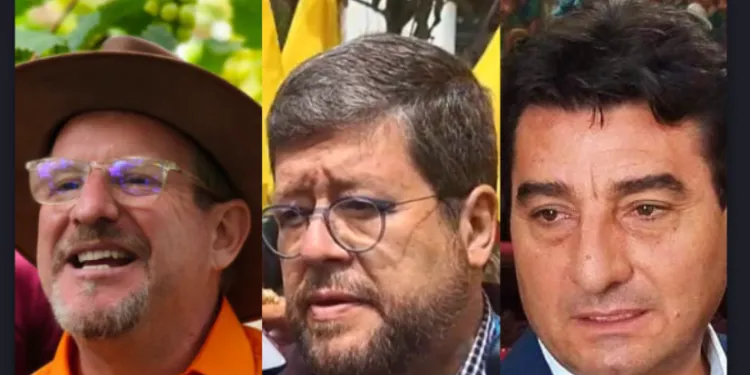 Samuel Doria Medina llegó a Tarija y manifestó su apoyo a Adrián Oliva y Johnny Torres en las próximas elecciones
