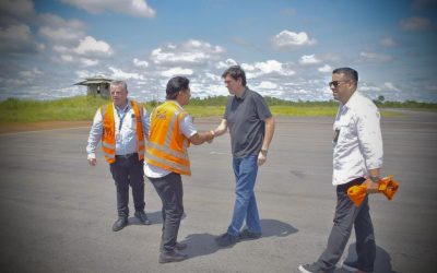 Ministro inspecciona construcción del puente binacional Bolivia–Brasil para fortalecer la conectividad y el comercio