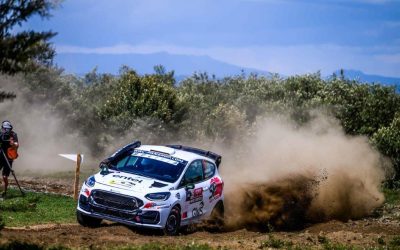 El boliviano Nataniel Bruun gana una etapa en el Rally Safari de Kenia