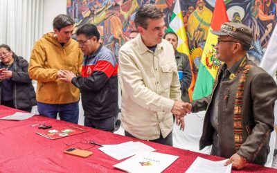 Paz exhorta al diálogo franco y plantea convertir a El Alto en una ciudad de soluciones e inversión