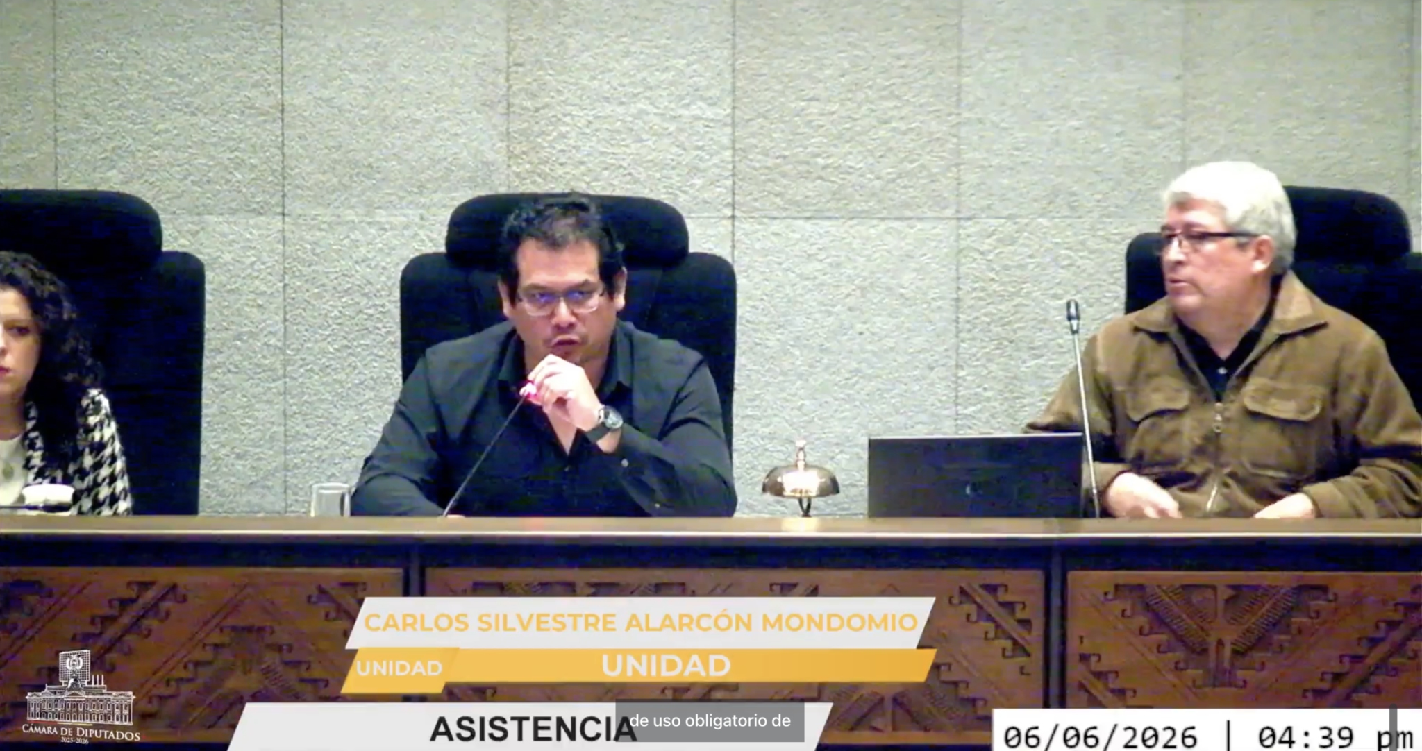 Cámara de Diputados instala sesión ordinaria para tratar el proyecto de Ley sobre Estados de Excepción