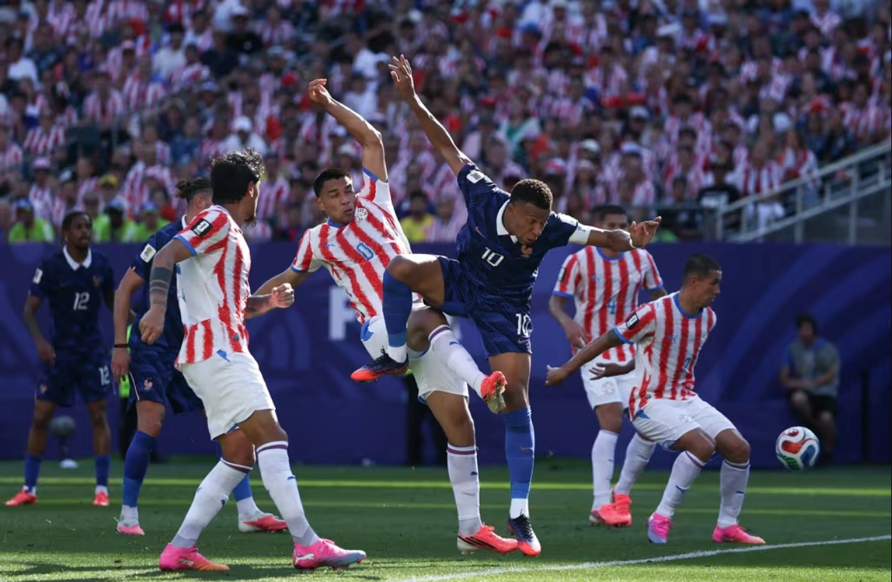 Mbappé elimina a Paraguay con un penal y clasifica a Francia a cuartos de final