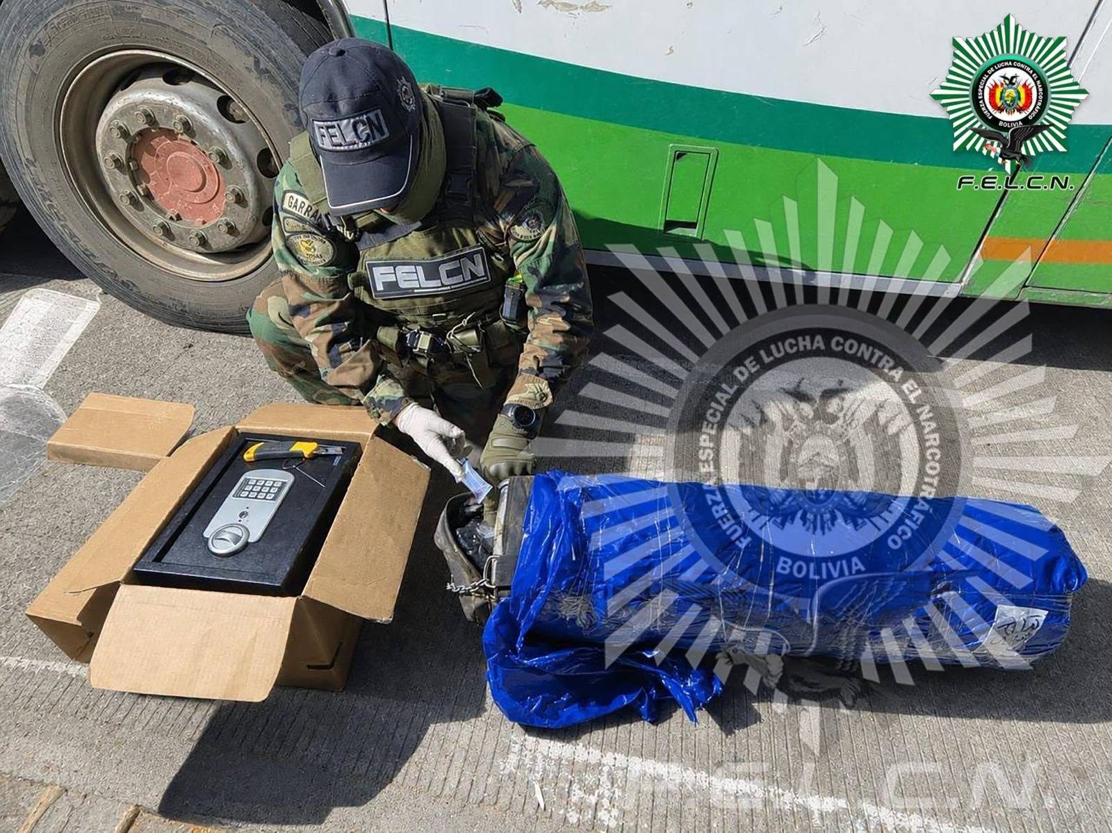 Interceptan droga camuflada en un saco de boxeo y cajas fuertes durante controles en la ruta Bioceánica