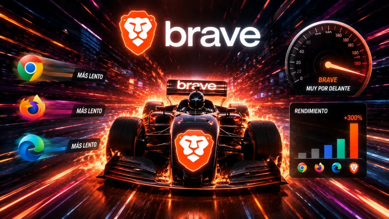 Brave deja claro por qué es más rápido y es mejor navegador que Chrome, Firefox y Microsoft Edge: «Superamos a todos en velocidad y rendimiento»