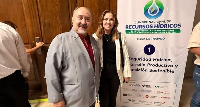 Castillo lleva las propuestas de Yacuiba a la Cumbre Nacional de Recursos Hídricos