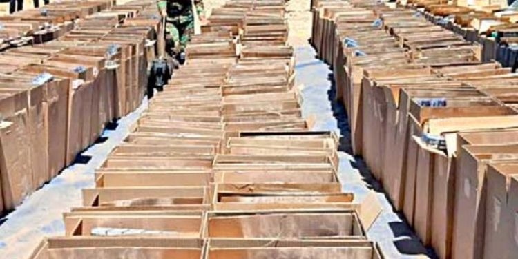 Contrabando de cigarrillos en Tarija: incautan 95 toneladas y calculan una evasión de Bs 18,6 millones